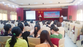 Hội nghị tập huấn sở giáo dục và đào tạo tổ chức tại khách sạn Hùng Vương