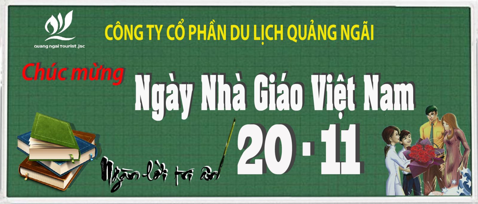Tri ân ngày nhà giáo Việt Nam 20/11 - Quảng Ngai Tourist