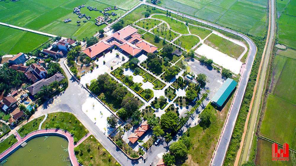 Khu lưu niệm cố thủ tướng Phạm Văn Đồng qua góc nhìn Flycam